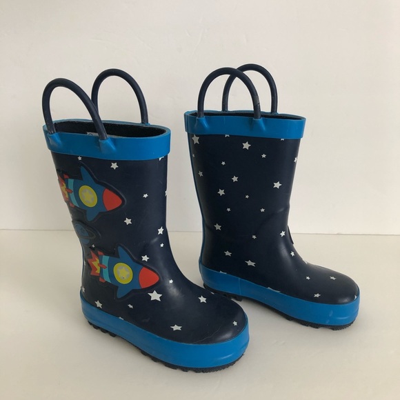 Cat and Jack rain boots size 5 toddler - Picture 6 of 7